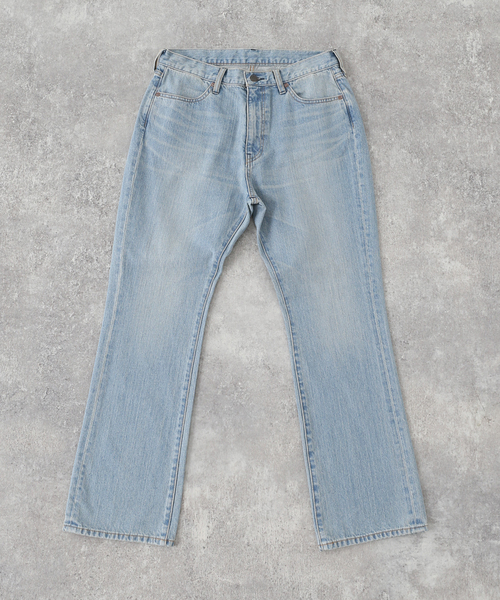 417 EDIFICE(フォーワンセブンエディフィス)の「【fosterr / フォスター】 BOOTSCUT JEANS / ブーツカット デニム(デニムパンツ・メンズ・サックスブルー/ブラック・SMALL/MEDIUM/LARGE)」の14枚目の写真