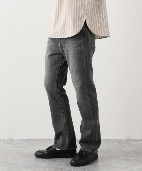 417 EDIFICE(フォーワンセブンエディフィス)の「【fosterr / フォスター】 BOOTSCUT JEANS / ブーツカット デニム(デニムパンツ・メンズ・サックスブルー/ブラック・SMALL/MEDIUM/LARGE)」の15枚目の写真