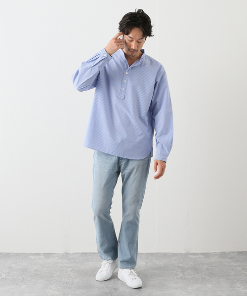 417 EDIFICE(フォーワンセブンエディフィス)の「【fosterr / フォスター】 BOOTSCUT JEANS / ブーツカット デニム(デニムパンツ・メンズ・サックスブルー/ブラック・SMALL/MEDIUM/LARGE)」の17枚目の写真