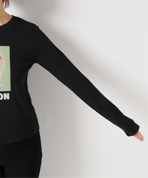 Charles Chaton（シャルルシャトン）の「Chaton L-TEE（Tシャツ/カットソー・レディース・ホワイト/ブラック・FREE）」の10枚目の写真