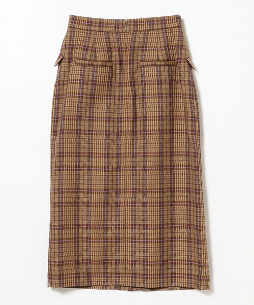 Ray BEAMS（レイビームス）の「Ray BEAMS / チェック フロントボタン タイト スカート（スカート・レディース・ネイビー/ブラウン系その他3・1/0）」の20枚目の写真