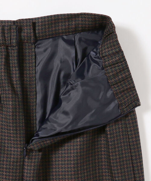 Ray BEAMS（レイビームス）の「Ray BEAMS / チェック フロントボタン タイト スカート（スカート・レディース・ネイビー/ブラウン系その他3・1/0）」の22枚目の写真