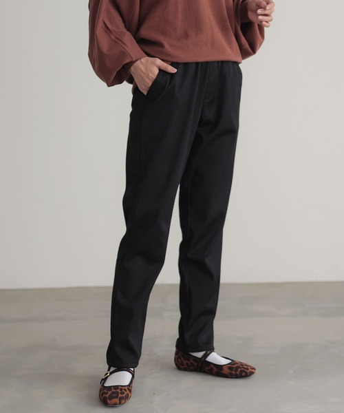 n'OrLABEL（ノアールレーベル）の「【機能素材】『裏ベロアストレッチレギパン』（その他パンツ・レディース・ベージュ/カーキ/ブラック/ボルドー/チャコール/ネイビー・LL/L/3L/M/S）」の16枚目の写真