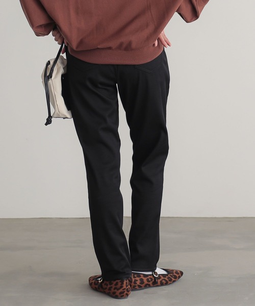 n'OrLABEL（ノアールレーベル）の「【機能素材】『裏ベロアストレッチレギパン』（その他パンツ・レディース・ベージュ/カーキ/ブラック/ボルドー/チャコール/ネイビー・LL/L/3L/M/S）」の17枚目の写真