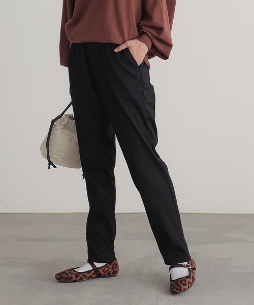 n'OrLABEL（ノアールレーベル）の「【機能素材】『裏ベロアストレッチレギパン』（その他パンツ・レディース・ベージュ/カーキ/ブラック/ボルドー/チャコール/ネイビー・LL/L/3L/M/S）」の18枚目の写真