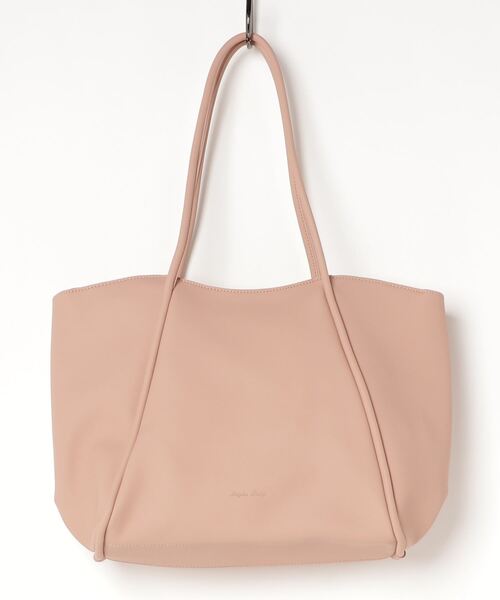 atmos pink（アトモスピンク）の「Legato Largo ソフトスキンフェイクレザー トート（トートバッグ・レディース・キャメル/ピンク系その他/ブラック/ベージュ/アイボリー/ミント・ONE SIZE）」の6枚目の写真