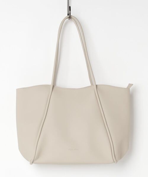 atmos pink（アトモスピンク）の「Legato Largo ソフトスキンフェイクレザー トート（トートバッグ・レディース・キャメル/ピンク系その他/ブラック/ベージュ/アイボリー/ミント・ONE SIZE）」の2枚目の写真