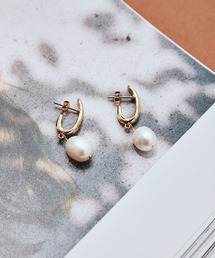 MADEMOISELLE ROPE' | 淡水パールピアス(ピアス（両耳用）)