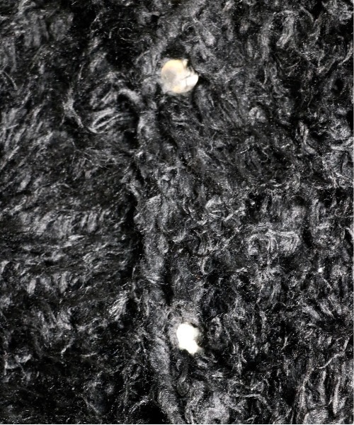 SUNNY  SPORTS（サニースポーツ）の「SUNNY SPORTS/サニースポーツ CURLY FLEECE BIGGEST CARDIGAN（ノーカラージャケット・メンズ・ブラック/ブラウン/ベージュ・SMALL/LARGE/MEDIUM）」の17枚目の写真