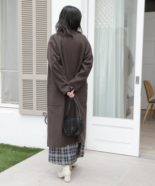 LAKOLE(ラコレ)の「チェック柄タックフレアスカート / 235148(スカート・レディース・ネイビー/ブラウン/カーキ・SMALL/MEDIUM)」の16枚目の写真