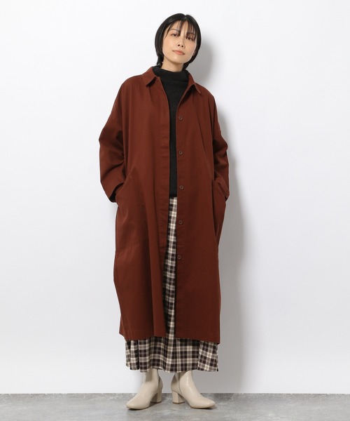 LAKOLE(ラコレ)の「チェック柄タックフレアスカート / 235148(スカート・レディース・ネイビー/ブラウン/カーキ・SMALL/MEDIUM)」の18枚目の写真