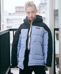 X-girl | BICOLOR PUFFER JACKET(その他アウター)