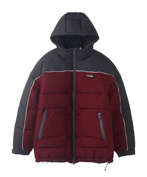 公認店 Bicolor Puffer Jacket ダウンジャケット コート X Girl エックスガール のファッション 通販 アウトレット Arenatheatre Net