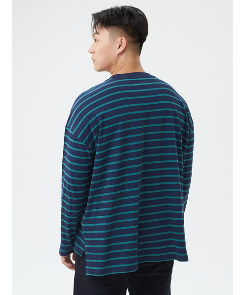 GAP（ギャップ）の「カーボナイズドジャージー シャツテール Tシャツ（Tシャツ/カットソー・メンズ・ホワイト/ブラック/ネイビー/グリーン・S/M/L/XL/XS）」の18枚目の写真