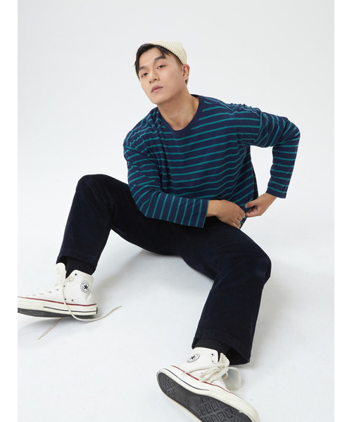 GAP（ギャップ）の「カーボナイズドジャージー シャツテール Tシャツ（Tシャツ/カットソー・メンズ・ホワイト/ブラック/ネイビー/グリーン・S/M/L/XL/XS）」の22枚目の写真