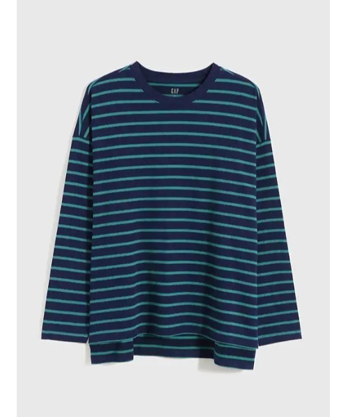 GAP（ギャップ）の「カーボナイズドジャージー シャツテール Tシャツ（Tシャツ/カットソー・メンズ・ホワイト/ブラック/ネイビー/グリーン・S/M/L/XL/XS）」の12枚目の写真