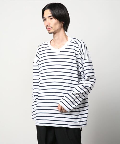 GAP（ギャップ）の「カーボナイズドジャージー シャツテール Tシャツ（Tシャツ/カットソー・メンズ・ホワイト/ブラック/ネイビー/グリーン・S/M/L/XL/XS）」の17枚目の写真