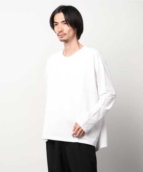 GAP（ギャップ）の「カーボナイズドジャージー シャツテール Tシャツ（Tシャツ/カットソー・メンズ・ホワイト/ブラック/ネイビー/グリーン・S/M/L/XL/XS）」の15枚目の写真