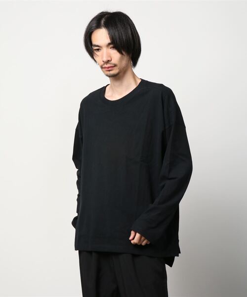 GAP（ギャップ）の「カーボナイズドジャージー シャツテール Tシャツ（Tシャツ/カットソー・メンズ・ホワイト/ブラック/ネイビー/グリーン・S/M/L/XL/XS）」の16枚目の写真
