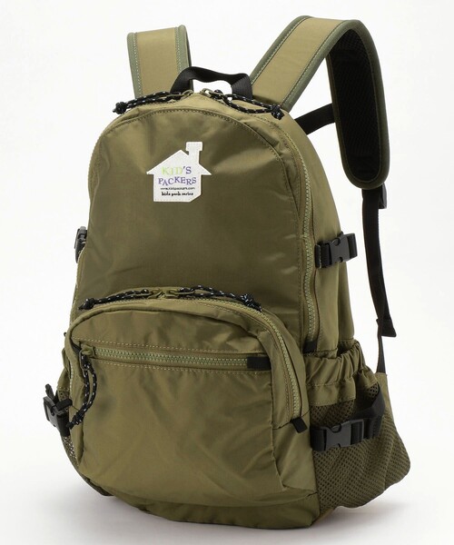 FREAK'S STORE（フリークスストア）の「FREDRIK PACKERS/フレドリックパッカーズ 420D DAY PACK KIDS/420デニールデイパックキッズ（バックパック/リュック・キッズ・ブラック/オリーブ/ピンク・ONE SIZE）」の3枚目の写真