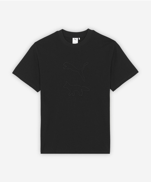 Maison Kitsune（メゾンキツネ）の「PUMA x MK Tee（Tシャツ/カットソー・メンズ・ブラック・L/XS/S/M）」の8枚目の写真