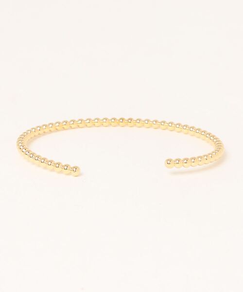 rapiecage（ラピエサージュ）の「スリムドットCバングル（バングル/リストバンド・レディース・シルバー/ゴールド・FREE）」の3枚目の写真