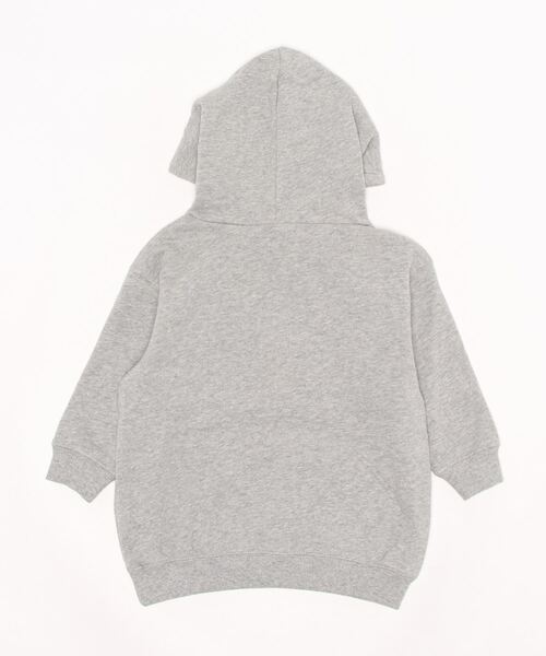 X-girl Stages(エックスガールステージス)の「【オンライン限定】ミルズロゴパーカ(パーカー・キッズ・トップグレー/ライトブルー/パープル・120cm/130cm/110cm/140cm/100cm/90cm)」の4枚目の写真