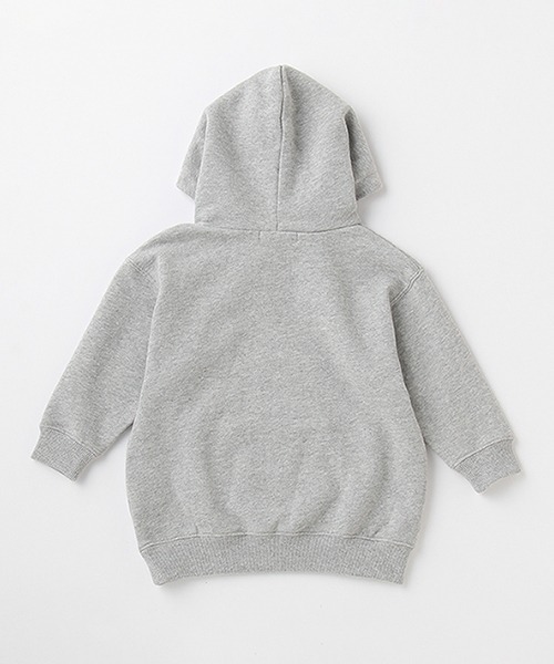 X-girl Stages(エックスガールステージス)の「【オンライン限定】ミルズロゴパーカ(パーカー・キッズ・トップグレー/ライトブルー/パープル・120cm/130cm/110cm/140cm/100cm/90cm)」の6枚目の写真