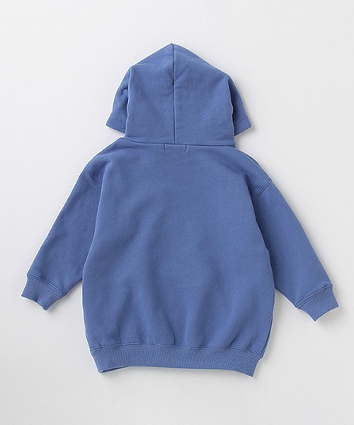 X-girl Stages(エックスガールステージス)の「【オンライン限定】ミルズロゴパーカ(パーカー・キッズ・トップグレー/ライトブルー/パープル・120cm/130cm/110cm/140cm/100cm/90cm)」の7枚目の写真