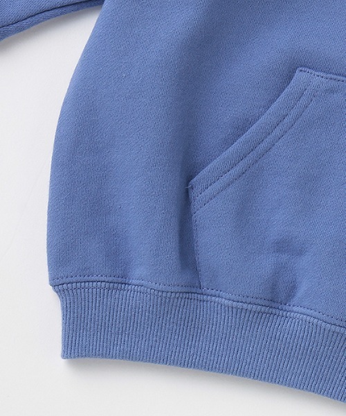 X-girl Stages(エックスガールステージス)の「【オンライン限定】ミルズロゴパーカ(パーカー・キッズ・トップグレー/ライトブルー/パープル・120cm/130cm/110cm/140cm/100cm/90cm)」の10枚目の写真