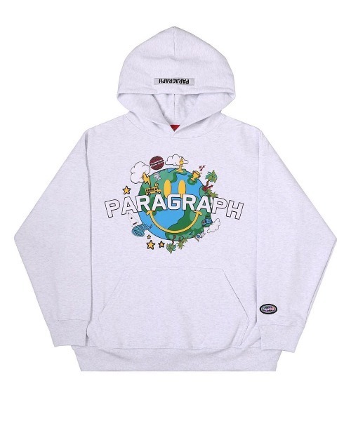 Paragraph(パラグラフ)の「【PARAGRAPH/パラグラフ】アースデザイン発泡ロゴパーカー/フーディー(パーカー・メンズ・チャコールグレー/アッシュグレー/パープル・FREE)」の5枚目の写真