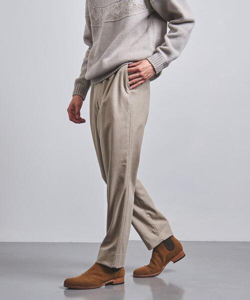 UNITED ARROWS（ユナイテッドアローズ）の「＜UNITED ARROWS＞ サキソニー オールギャザー 1プリーツ イージーパンツ（その他パンツ・メンズ・ベージュ/ネイビー/グレー・S/M/XL/L）」の3枚目の写真