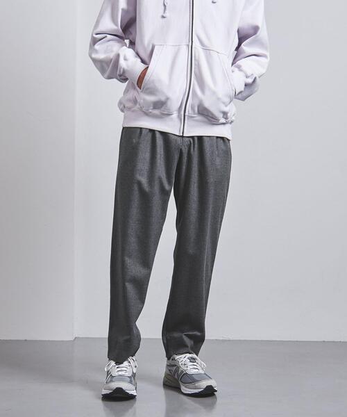 UNITED ARROWS（ユナイテッドアローズ）の「＜UNITED ARROWS＞ サキソニー オールギャザー 1プリーツ イージーパンツ（その他パンツ・メンズ・ベージュ/ネイビー/グレー・S/M/XL/L）」の2枚目の写真