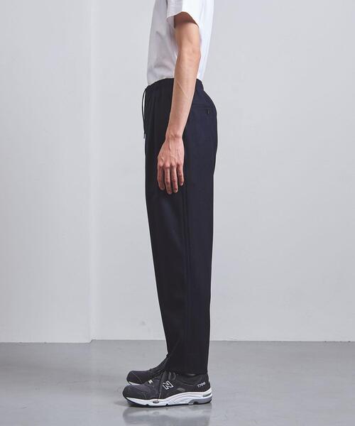 UNITED ARROWS（ユナイテッドアローズ）の「＜UNITED ARROWS＞ サキソニー オールギャザー 1プリーツ イージーパンツ（その他パンツ・メンズ・ベージュ/ネイビー/グレー・S/M/XL/L）」の12枚目の写真