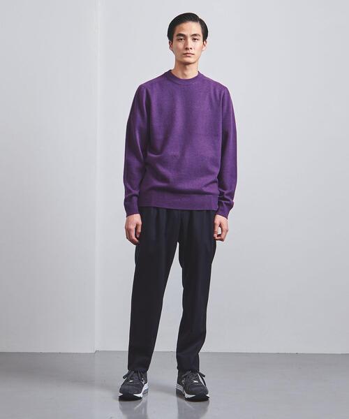 UNITED ARROWS（ユナイテッドアローズ）の「＜UNITED ARROWS＞ サキソニー オールギャザー 1プリーツ イージーパンツ（その他パンツ・メンズ・ベージュ/ネイビー/グレー・S/M/XL/L）」の8枚目の写真