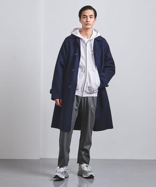 UNITED ARROWS（ユナイテッドアローズ）の「＜UNITED ARROWS＞ サキソニー オールギャザー 1プリーツ イージーパンツ（その他パンツ・メンズ・ベージュ/ネイビー/グレー・S/M/XL/L）」の6枚目の写真