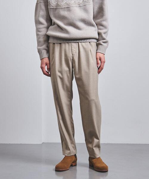 UNITED ARROWS（ユナイテッドアローズ）の「＜UNITED ARROWS＞ サキソニー オールギャザー 1プリーツ イージーパンツ（その他パンツ・メンズ・ベージュ/ネイビー/グレー・S/M/XL/L）」の5枚目の写真
