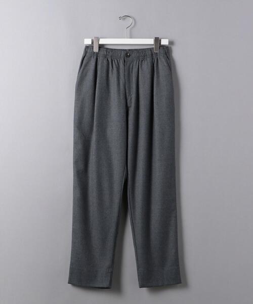 UNITED ARROWS（ユナイテッドアローズ）の「＜UNITED ARROWS＞ サキソニー オールギャザー 1プリーツ イージーパンツ（その他パンツ・メンズ・ベージュ/ネイビー/グレー・S/M/XL/L）」の14枚目の写真