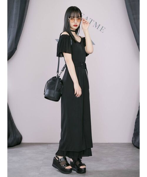 EATME（イートミー）の「シースルーベルトスニーカーサンダル（サンダル・レディース・ブラック/ベージュ・S/M/L）」の5枚目の写真