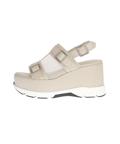 EATME（イートミー）の「シースルーベルトスニーカーサンダル（サンダル・レディース・ブラック/ベージュ・S/M/L）」の21枚目の写真