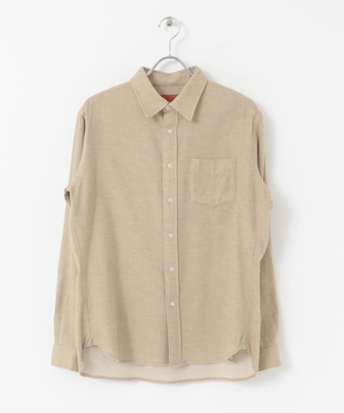 URBAN RESEARCH ROSSO MEN（アーバンリサーチロッソメン）の「ソフトフランネルレギュラーシャツ（シャツ/ブラウス・メンズ・ネイビー/カーキ/ベージュ/ブラウン/ブラック/ブラウン系その他・LARGE/MEDIUM/SMALL/X-LARGE）」の19枚目の写真
