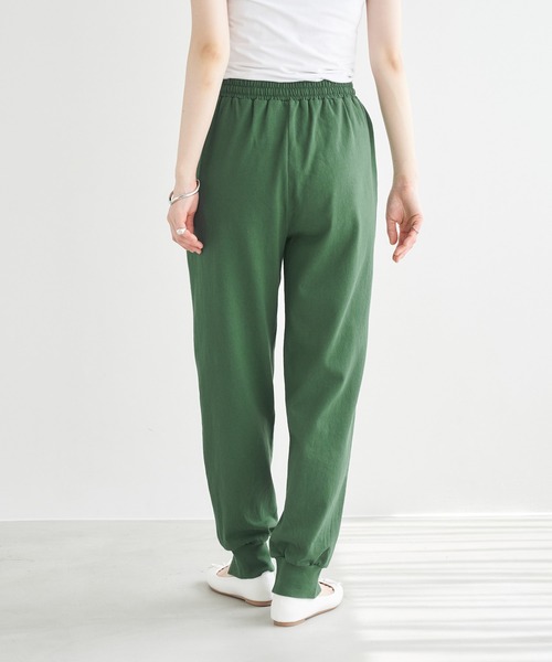 Chaco closet(チャコ クローゼット)の「USAコットン裾スリットカットジョガーパンツ(その他パンツ・レディース・ブラック/オフホワイト/イエロー/グリーン・S/M)」の15枚目の写真