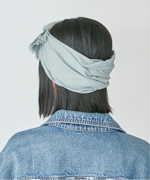 OVERRIDE（オーバーライド）の「OVERRIDE PLAIN RELAX HAIRBAND（ヘアバンド・レディース・ブラック/ブルーグレー/グリーン/ライトベージュ・FREE）」の13枚目の写真