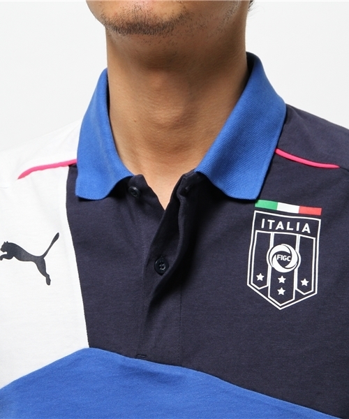 PUMA（プーマ）の「FIGCイタリアスタジアムポロシャツ（ポロシャツ
