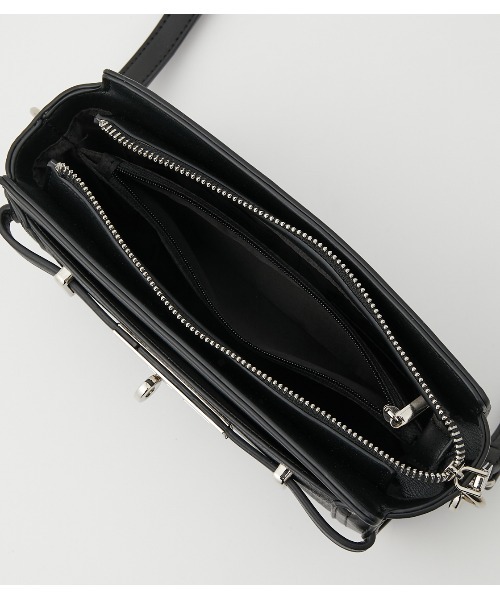 AZUL by moussy(アズールバイマウジー)の「MULTI FUNCTIONAL WALLET BAG/マルチファンクショナルウォレットバッグ(ポーチ・レディース・ライトブラウン/グリーン/ブラック・FREE)」の7枚目の写真