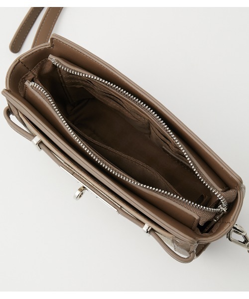AZUL by moussy(アズールバイマウジー)の「MULTI FUNCTIONAL WALLET BAG/マルチファンクショナルウォレットバッグ(ポーチ・レディース・ライトブラウン/グリーン/ブラック・FREE)」の12枚目の写真
