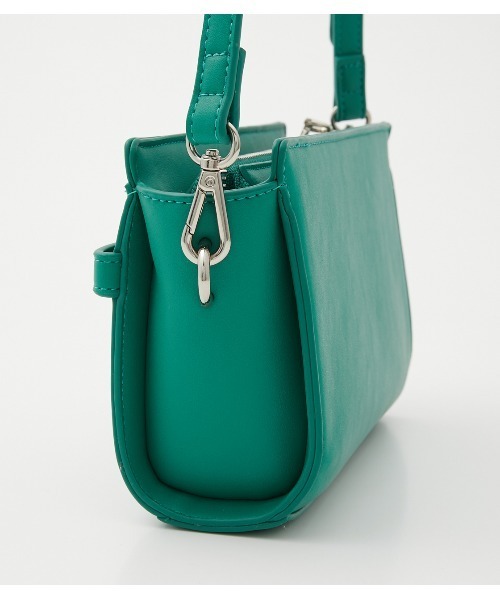 AZUL by moussy(アズールバイマウジー)の「MULTI FUNCTIONAL WALLET BAG/マルチファンクショナルウォレットバッグ(ポーチ・レディース・ライトブラウン/グリーン/ブラック・FREE)」の14枚目の写真