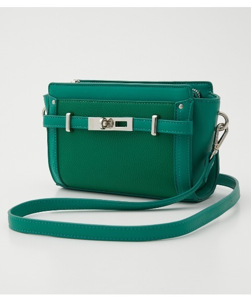 AZUL by moussy(アズールバイマウジー)の「MULTI FUNCTIONAL WALLET BAG/マルチファンクショナルウォレットバッグ(ポーチ・レディース・ライトブラウン/グリーン/ブラック・FREE)」の21枚目の写真