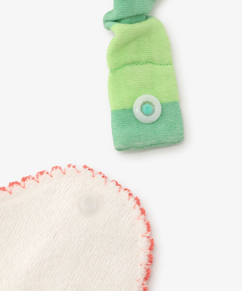 Afternoon Tea（アフタヌーンティー）の「スタイ/はらぺこあおむし（スタイ/よだれかけ・キッズ・アイボリー・ONE SIZE）」の2枚目の写真