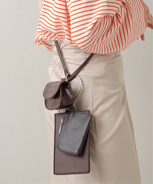 frames RAY CASSIN（フレームスレイカズン）の「リングハンドルマルチショルダー（ショルダーバッグ・レディース・ブラック/ブラウン/グリーン/キナリ・FREE）」の13枚目の写真